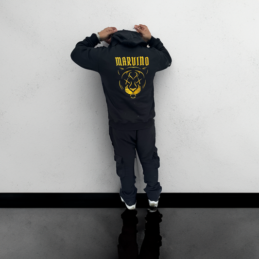 "FLARED TRACKSUIT" - Midnight Gold